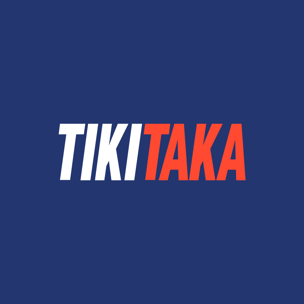 TikiTaka Casino logo on blue background